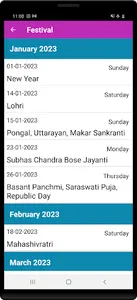 English Calendar 2023 screenshot 5