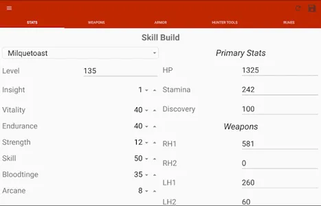 Character Planner for Bloodbor screenshot 13