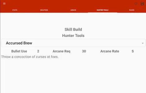 Character Planner for Bloodbor screenshot 17