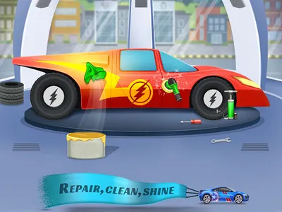 Superhero Car Wash Car Games screenshot 17