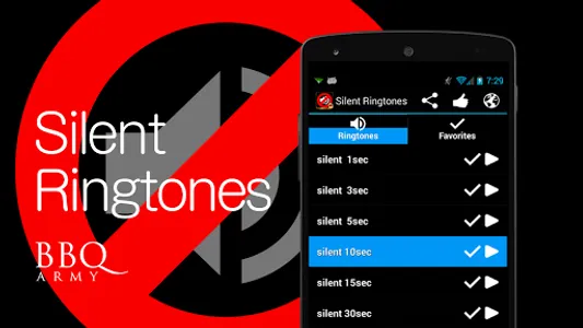 Silent Ringtones screenshot 0