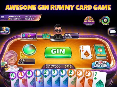 Gin Rummy Stars - Card Game screenshot 10