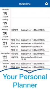 UBCHome screenshot 3