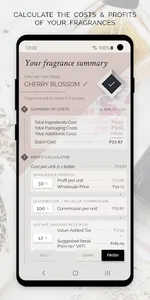 Fragrance Calculator by BC Fra screenshot 2