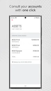 BCGE Mobile Netbanking screenshot 2