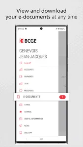 BCGE Mobile Netbanking screenshot 7