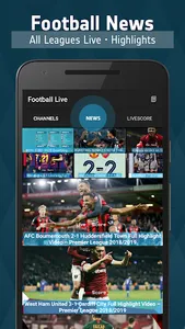 Football TV Live screenshot 1