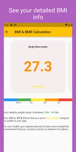 BMI & BMR Calculator screenshot 2