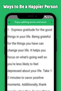 Ways to Be a Happier Person< screenshot 2
