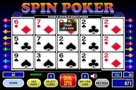 Vegas Casino Spin Poker screenshot 0