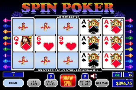 Vegas Casino Spin Poker screenshot 1