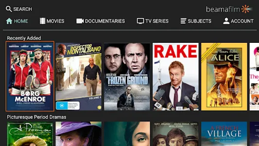 Beamafilm for Android TV screenshot 0