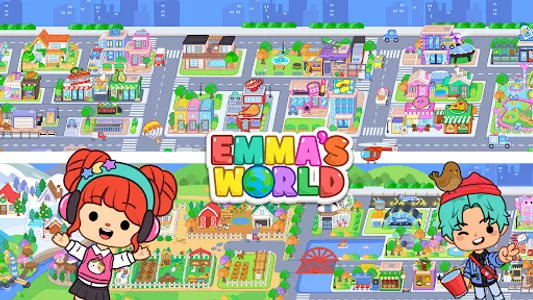 Emma's World - Town & Family screenshot 1