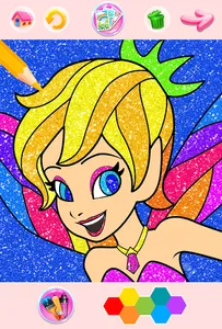 Rainbow Glitter Coloring Book screenshot 8