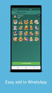 Cute Bear WAStickerApps screenshot 1