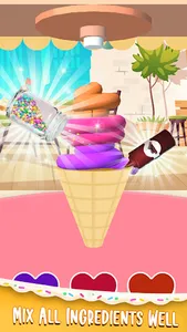 Cone Ice Cream Making Game: Fu screenshot 0
