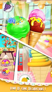 Cone Ice Cream Making Game: Fu screenshot 13