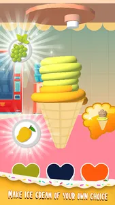 Cone Ice Cream Making Game: Fu screenshot 3