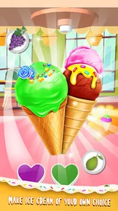 Cone Ice Cream Making Game: Fu screenshot 4