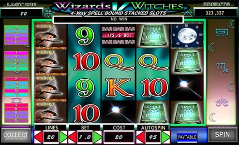 Video Slots: Wizards v Witches screenshot 0