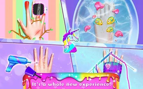 Rainbow Unicorn Nail Beauty Ar screenshot 14