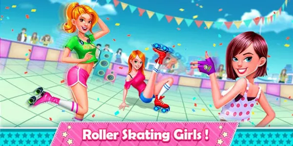 Roller Skating Girl - Street D screenshot 0