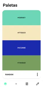 BeColor: Color palettes screenshot 1