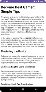 Become Best Gamer: Simple Tips screenshot 0