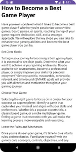 Become Best Gamer: Simple Tips screenshot 1