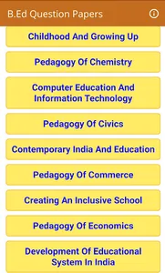 B.Ed Question Papers screenshot 1