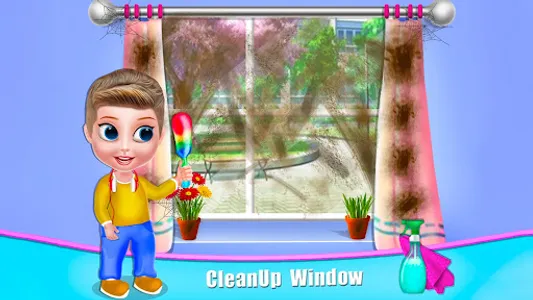 Girl cleaning house game screenshot 6