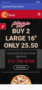 carnival Pizza Bristol screenshot 0