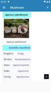 Edible Mushroom Types screenshot 2