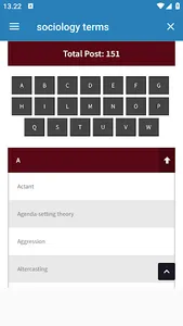 Sociology terms screenshot 11