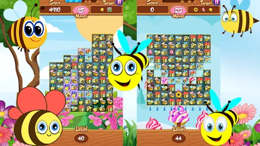 Bees Friends Pop Match3 Puzzle screenshot 1