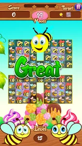 Bees Friends Pop Match3 Puzzle screenshot 15