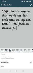 Quotes Maker - Create quote pi screenshot 1