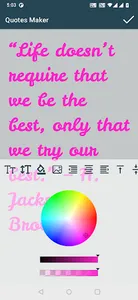 Quotes Maker - Create quote pi screenshot 3