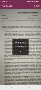 Text Reader - Camera to Speech screenshot 0