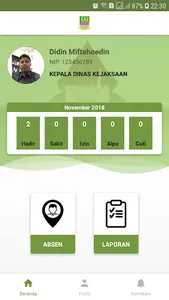Absensi Pemda Kabupaten Bekasi screenshot 1