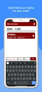 GWA Calculator screenshot 3
