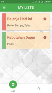 Shopping list screenshot 0