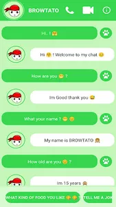 Browtato Fake Call video screenshot 2