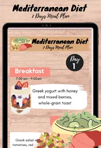Mediterranean Diet Meal Plan screenshot 2