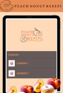 Peach Donut Resepi screenshot 2