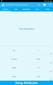 Songwriting Wizard screenshot 0