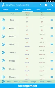 Songwriting Wizard screenshot 2