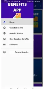 Canada Benefits Info App screenshot 1