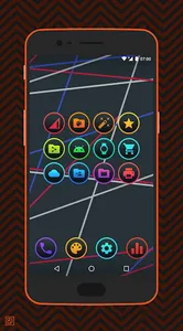 Lux Dark: gradient icons screenshot 2