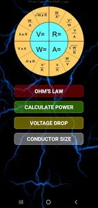 Electrical Calculations Pro screenshot 1